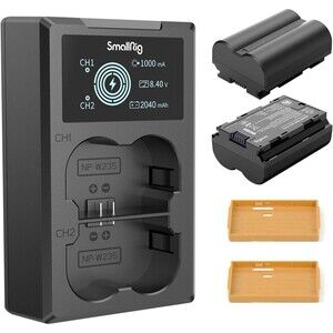 SmallRig 2040mAh Camera 2 Battery Charger Set for NP-W235 for FUJIFILM X-T4/X-T5